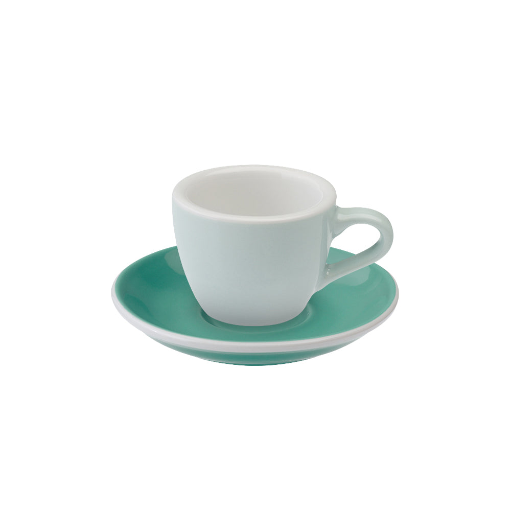Loveramics Egg Espresso Cup (80ml) and Saucer (11.5cm) Set