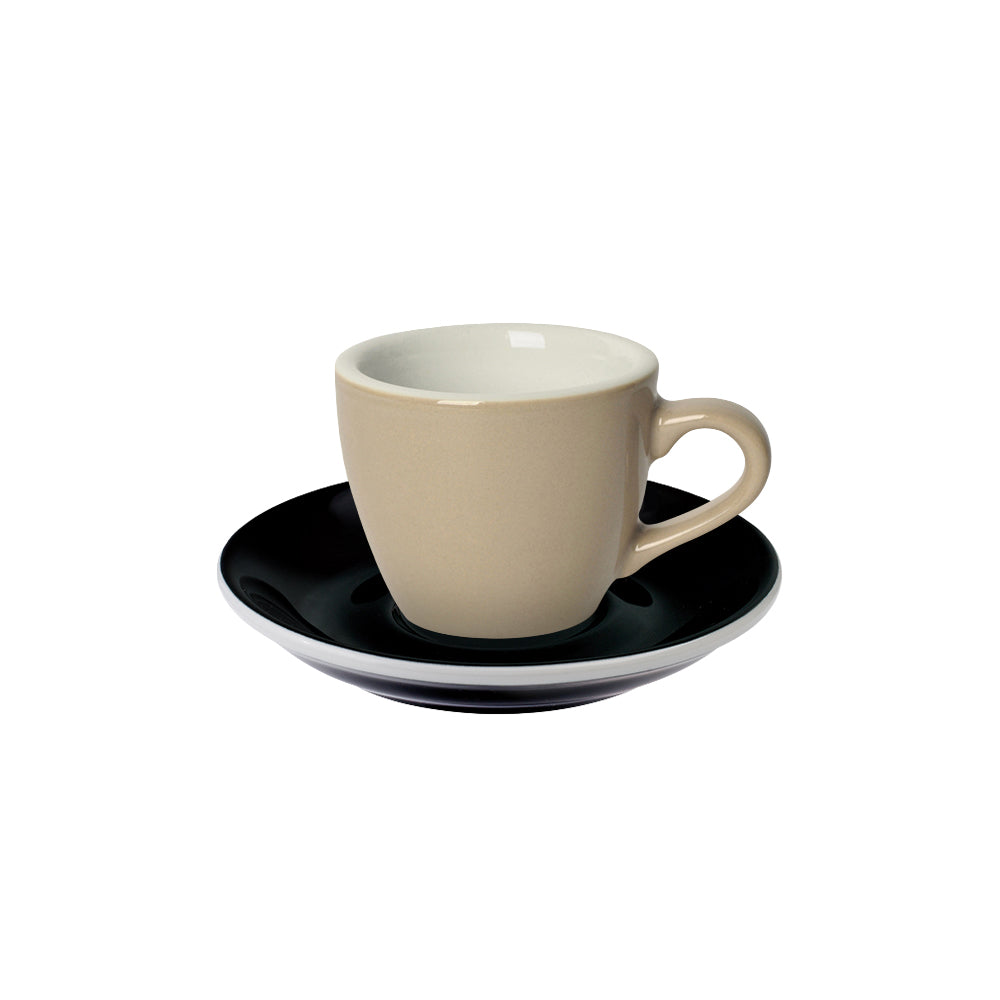 Loveramics Egg Espresso Cup (80ml) and Saucer (11.5cm) Set