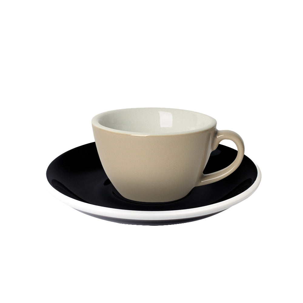 Loveramics Egg Flat White Cup (150ml) and Saucer (14.5cm) Set