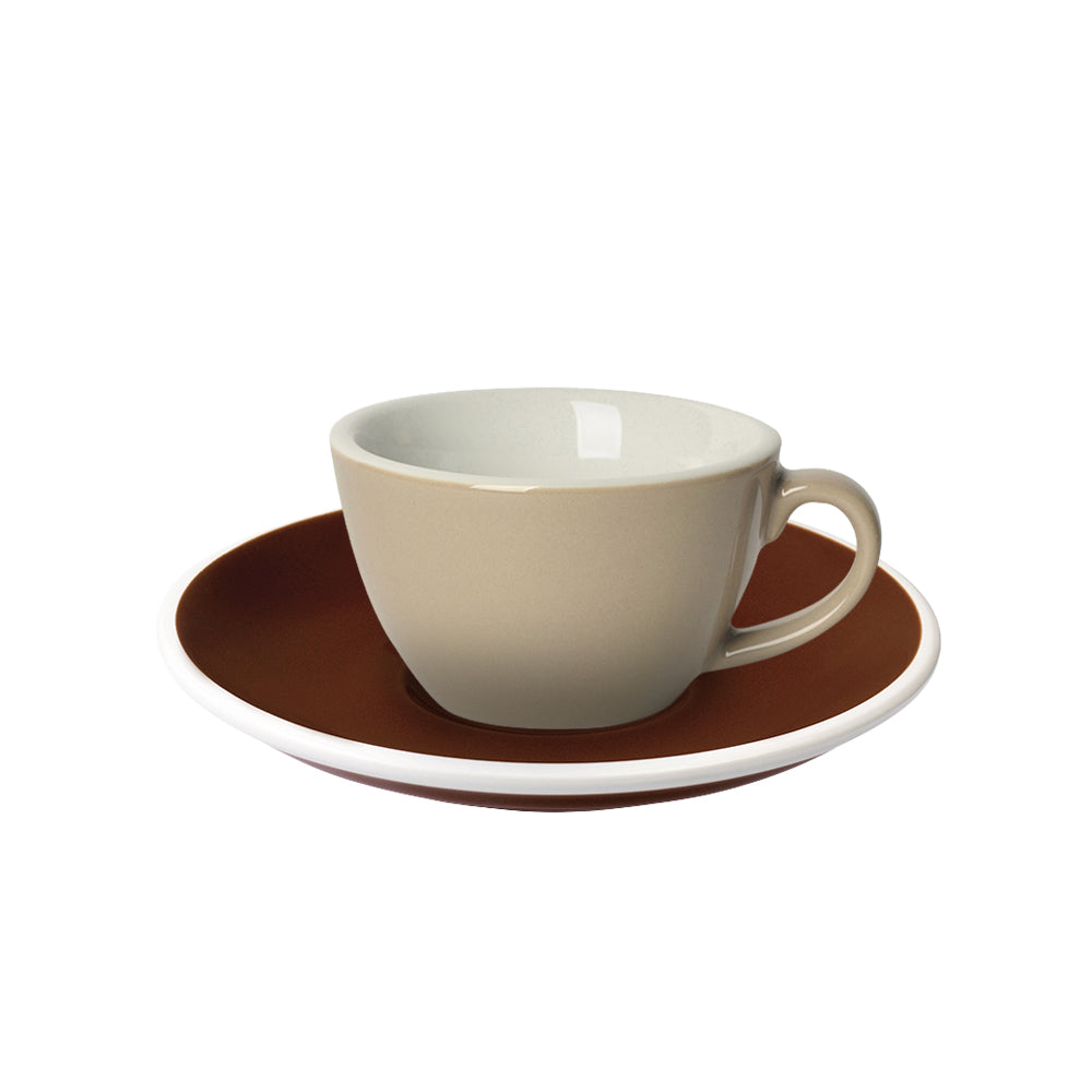 Loveramics Egg Flat White Cup (150ml) and Saucer (14.5cm) Set