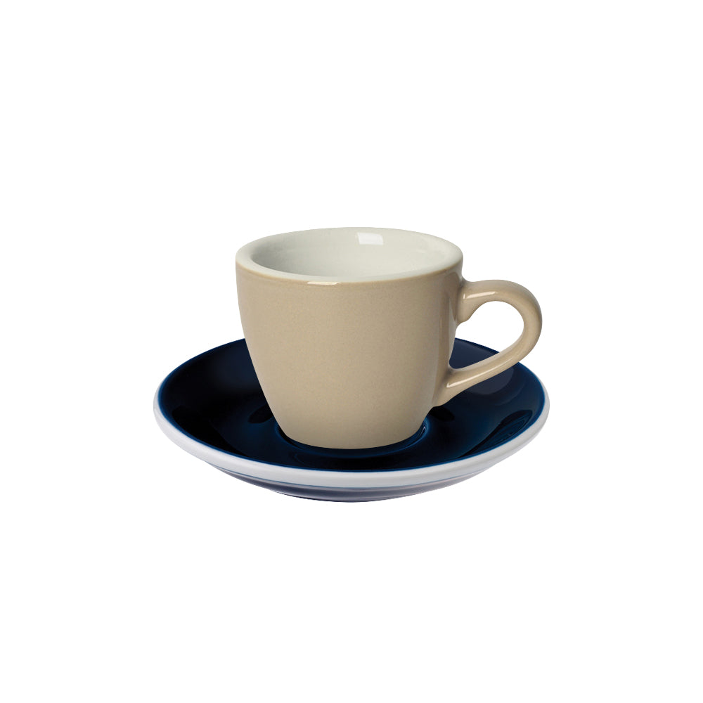 Loveramics Egg Espresso Cup (80ml) and Saucer (11.5cm) Set