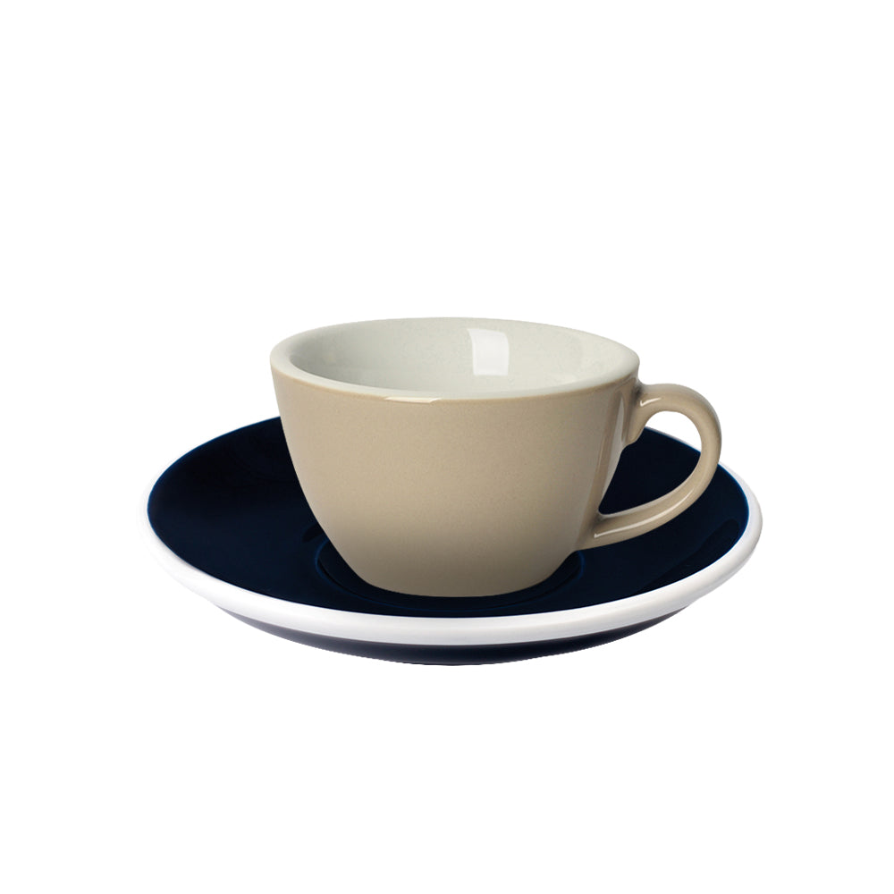 Loveramics Egg Flat White Cup (150ml) and Saucer (14.5cm) Set