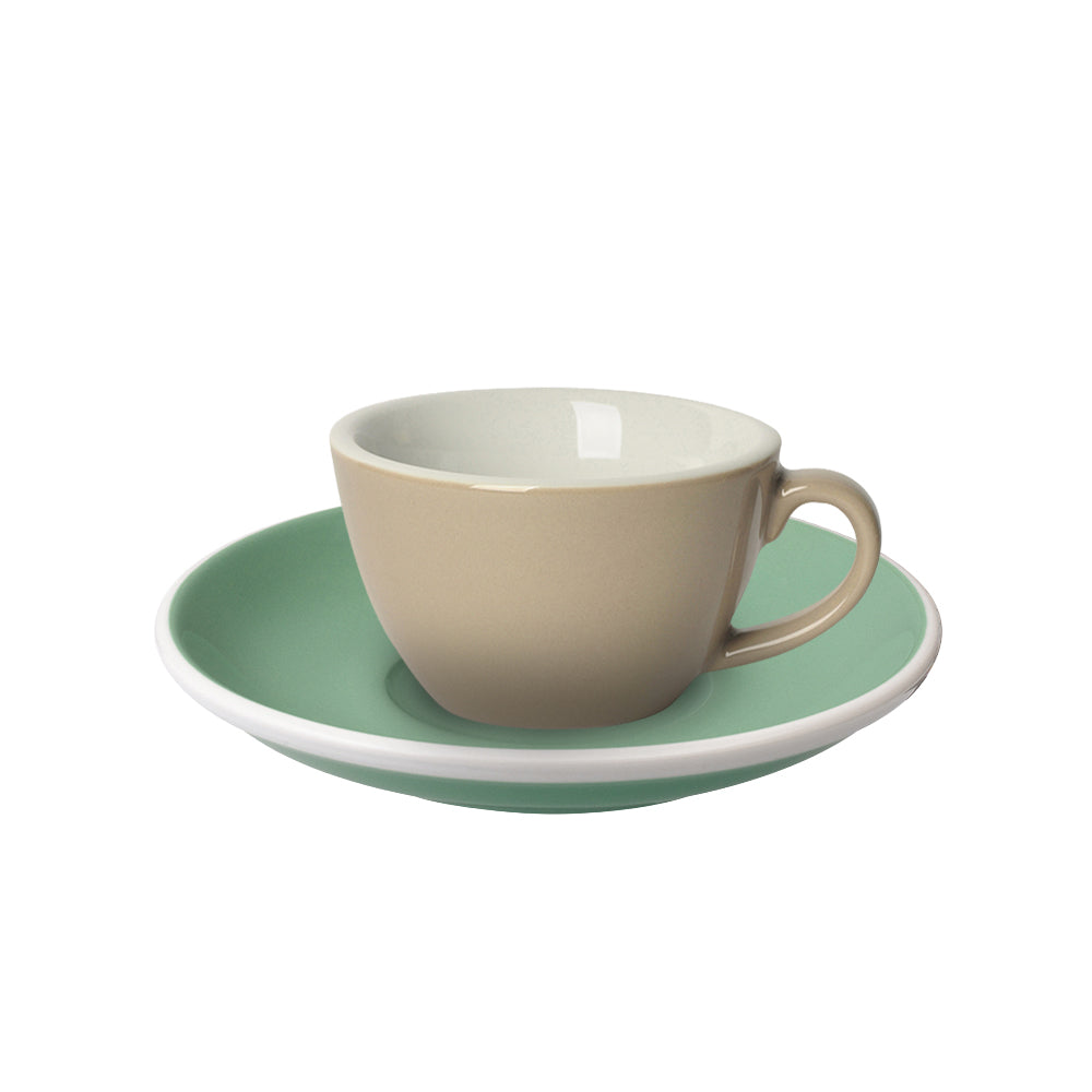 Loveramics Egg Flat White Cup (150ml) and Saucer (14.5cm) Set