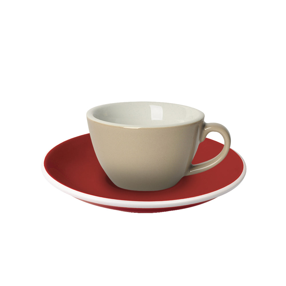Loveramics Egg Flat White Cup (150ml) and Saucer (14.5cm) Set