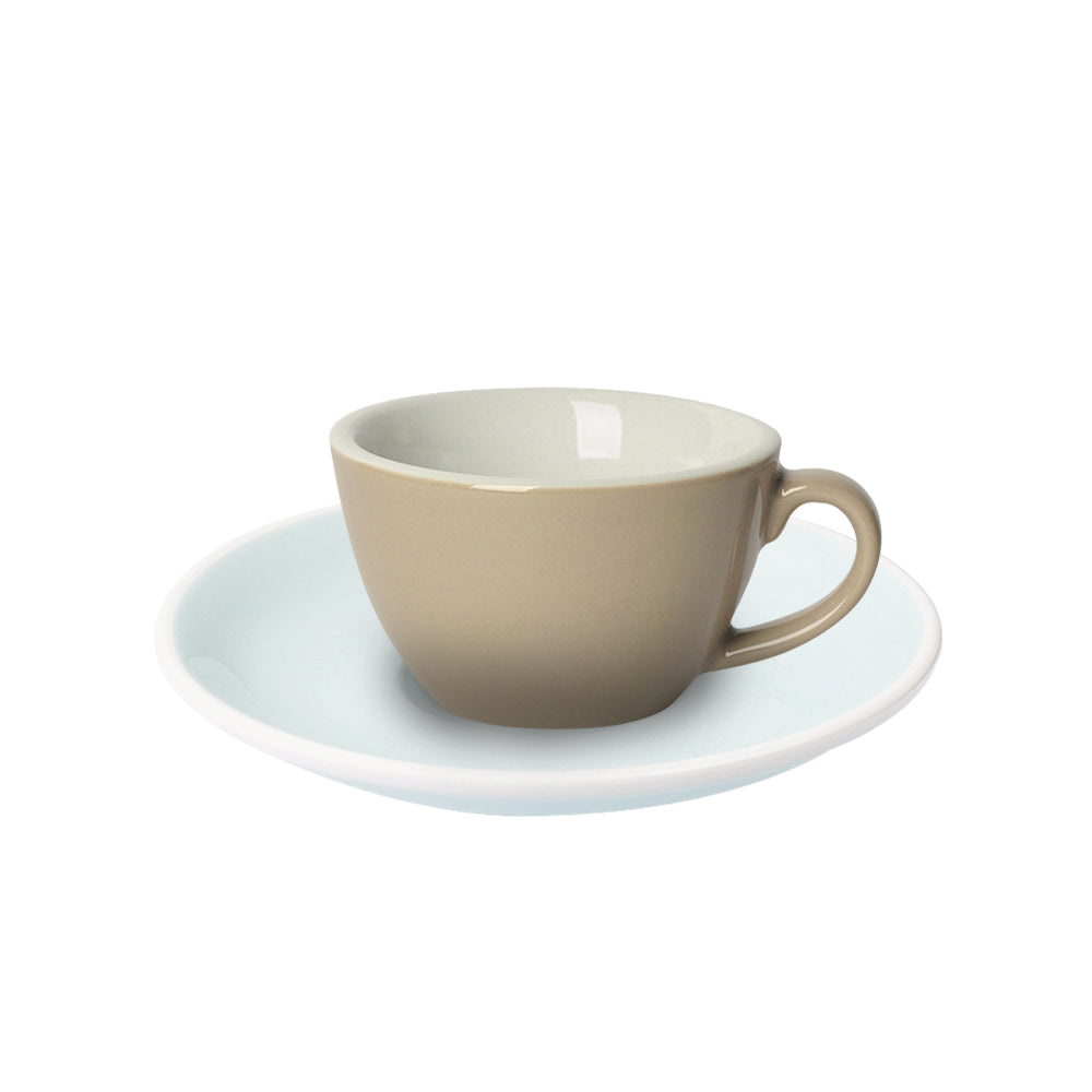 Loveramics Egg Flat White Cup (150ml) and Saucer (14.5cm) Set
