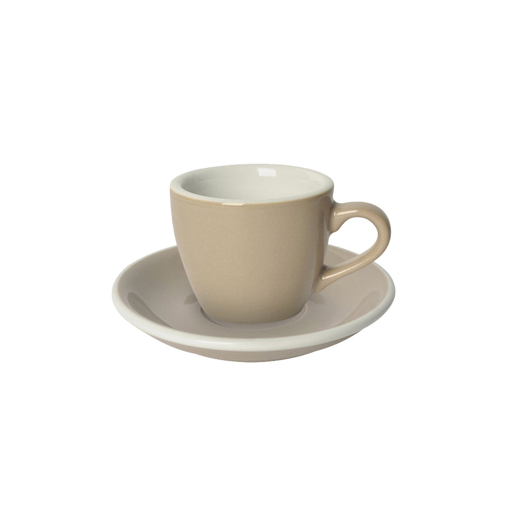 Loveramics Egg Espresso Cup (80ml) and Saucer (11.5cm) Set