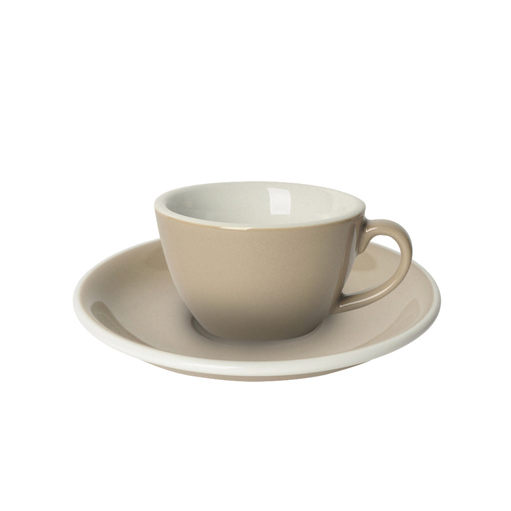Loveramics Egg Flat White Cup (150ml) and Saucer (14.5cm) Set