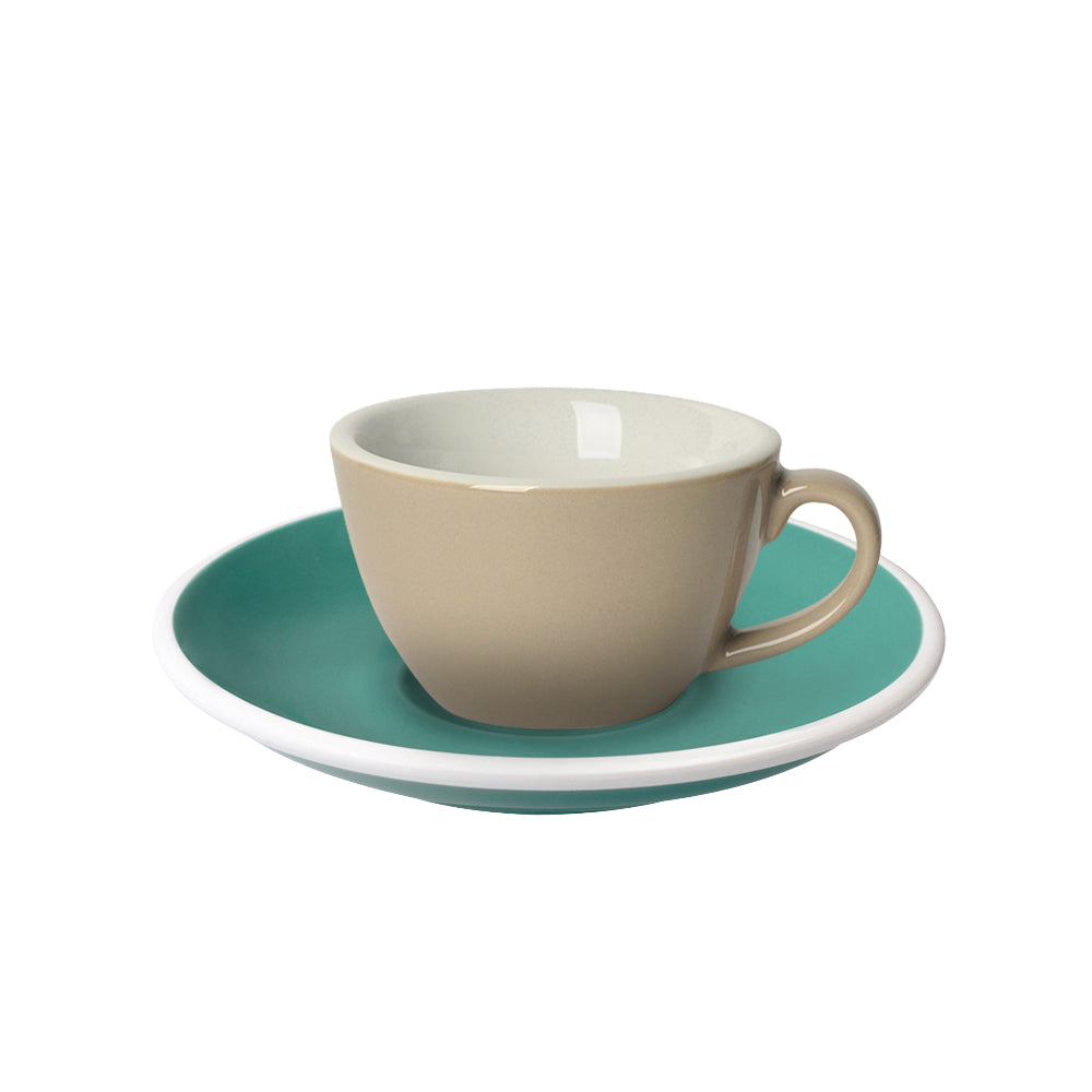 Loveramics Egg Flat White Cup (150ml) and Saucer (14.5cm) Set