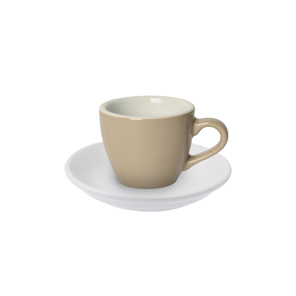 Loveramics Egg Espresso Cup (80ml) and Saucer (11.5cm) Set