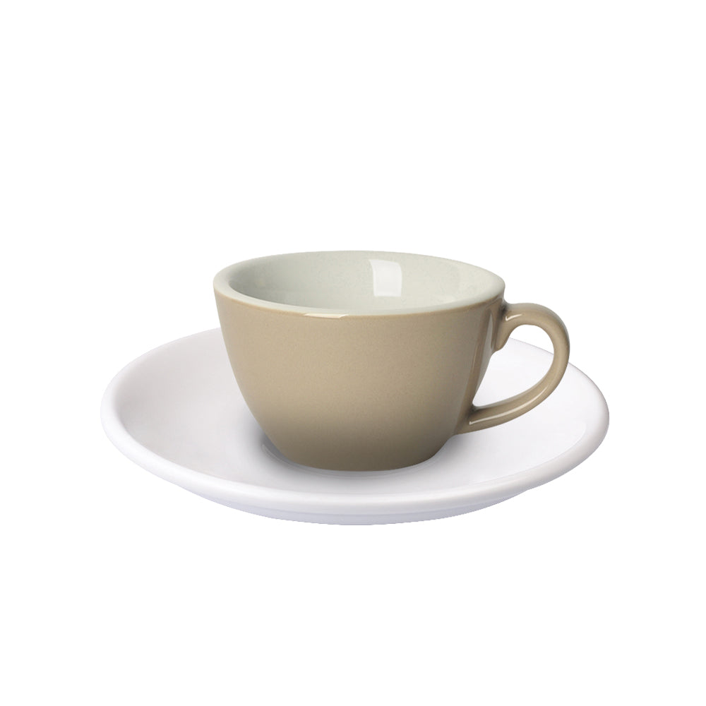 Loveramics Egg Flat White Cup (150ml) and Saucer (14.5cm) Set
