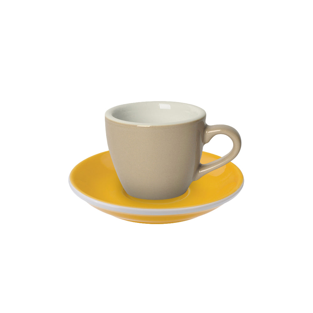 Loveramics Egg Espresso Cup (80ml) and Saucer (11.5cm) Set