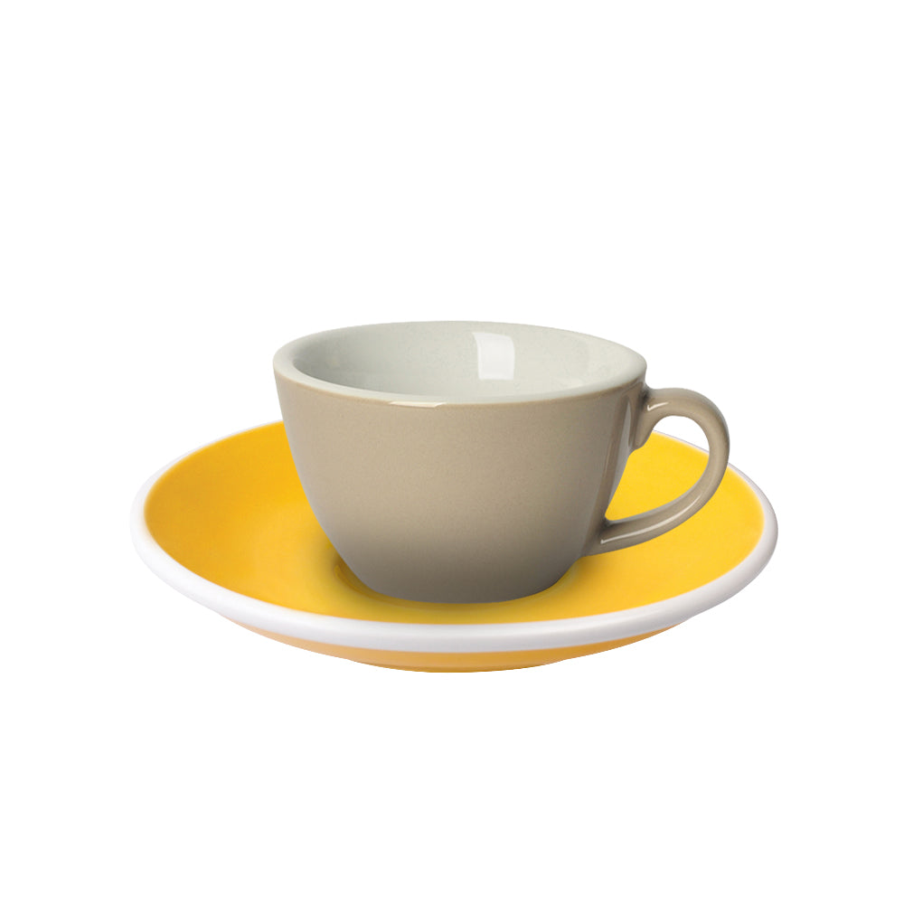 Loveramics Egg Flat White Cup (150ml) and Saucer (14.5cm) Set