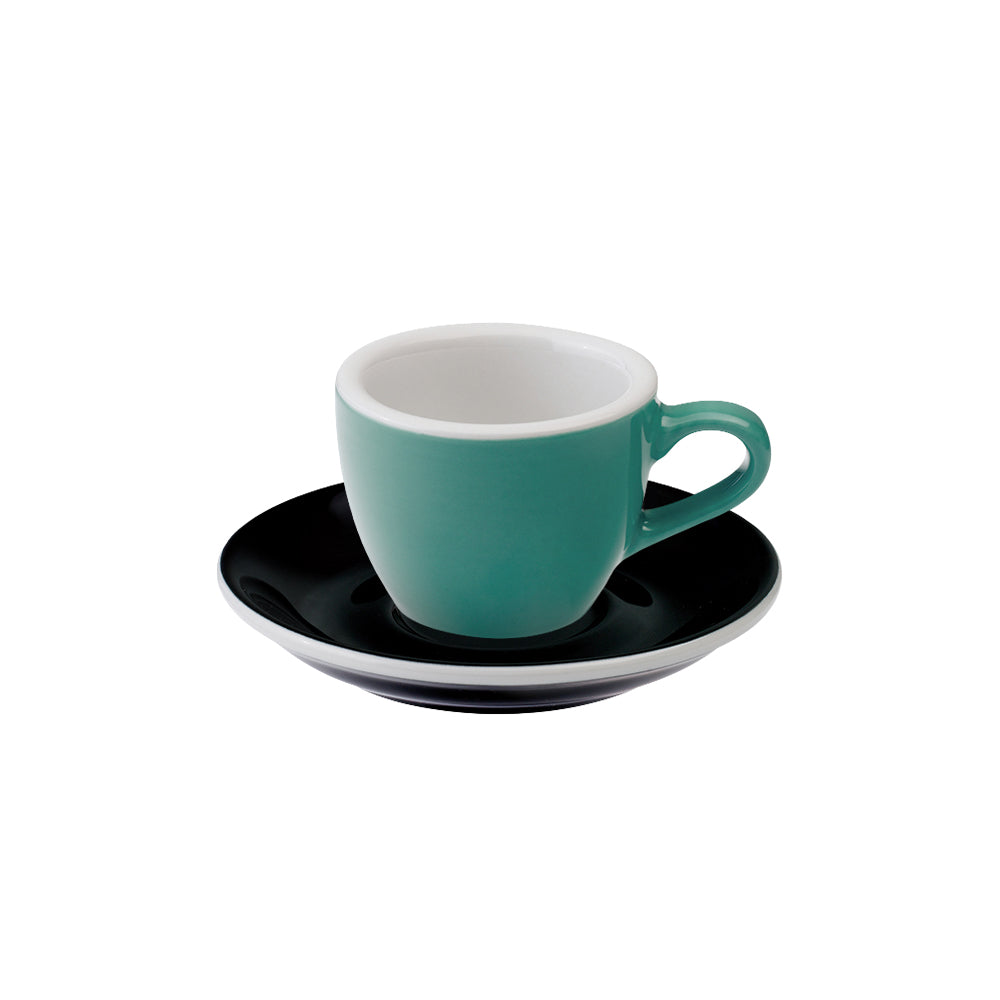Loveramics Egg Espresso Cup (80ml) and Saucer (11.5cm) Set