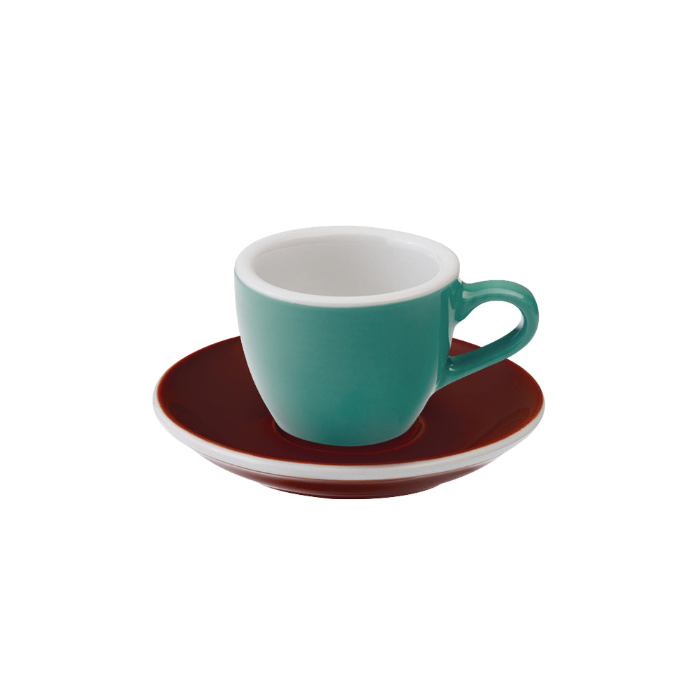 Loveramics Egg Espresso Cup (80ml) and Saucer (11.5cm) Set