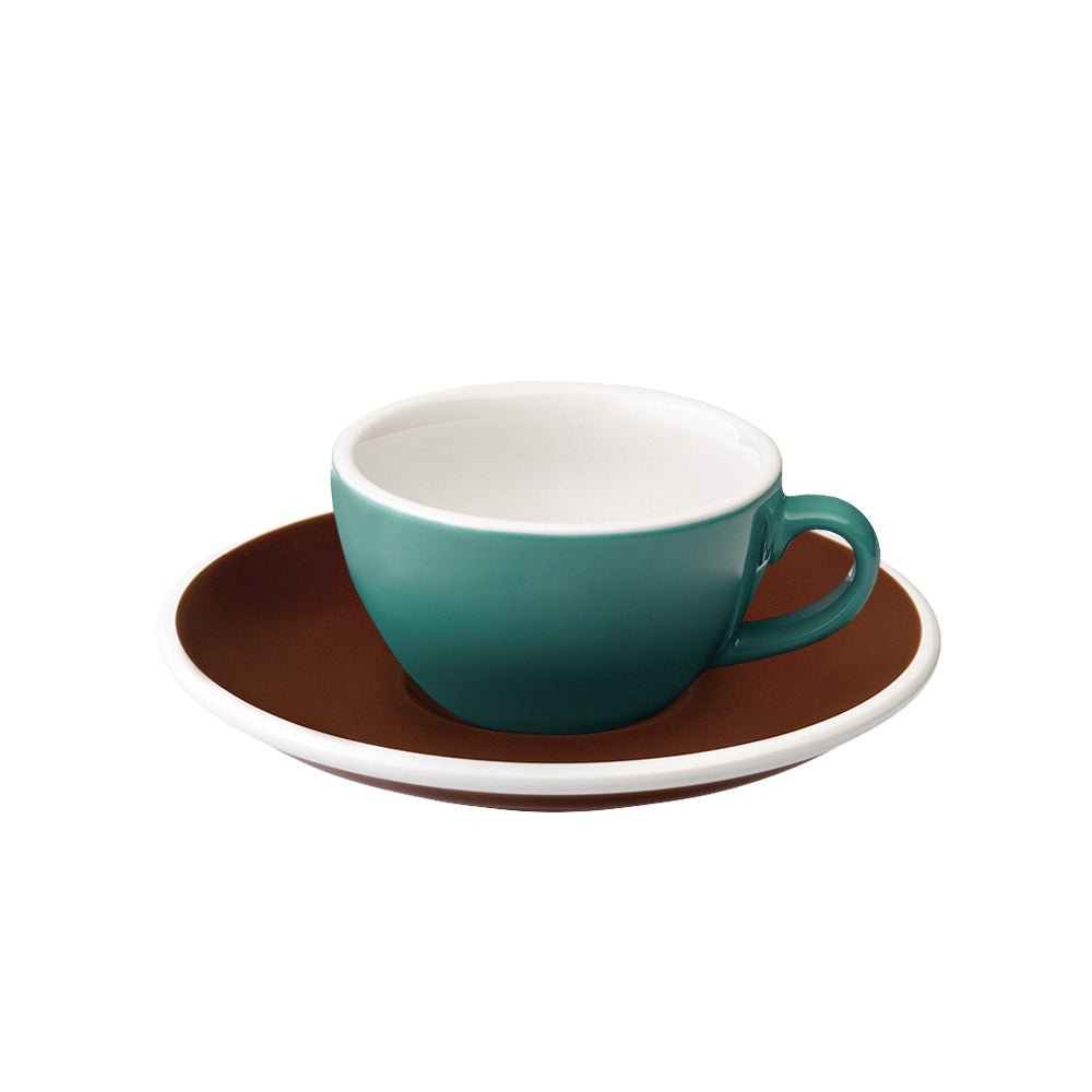 Loveramics Egg Flat White Cup (150ml) and Saucer (14.5cm) Set