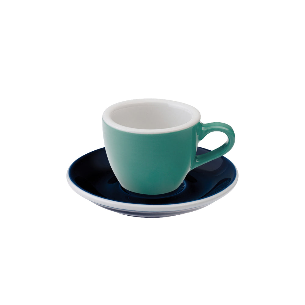 Loveramics Egg Espresso Cup (80ml) and Saucer (11.5cm) Set