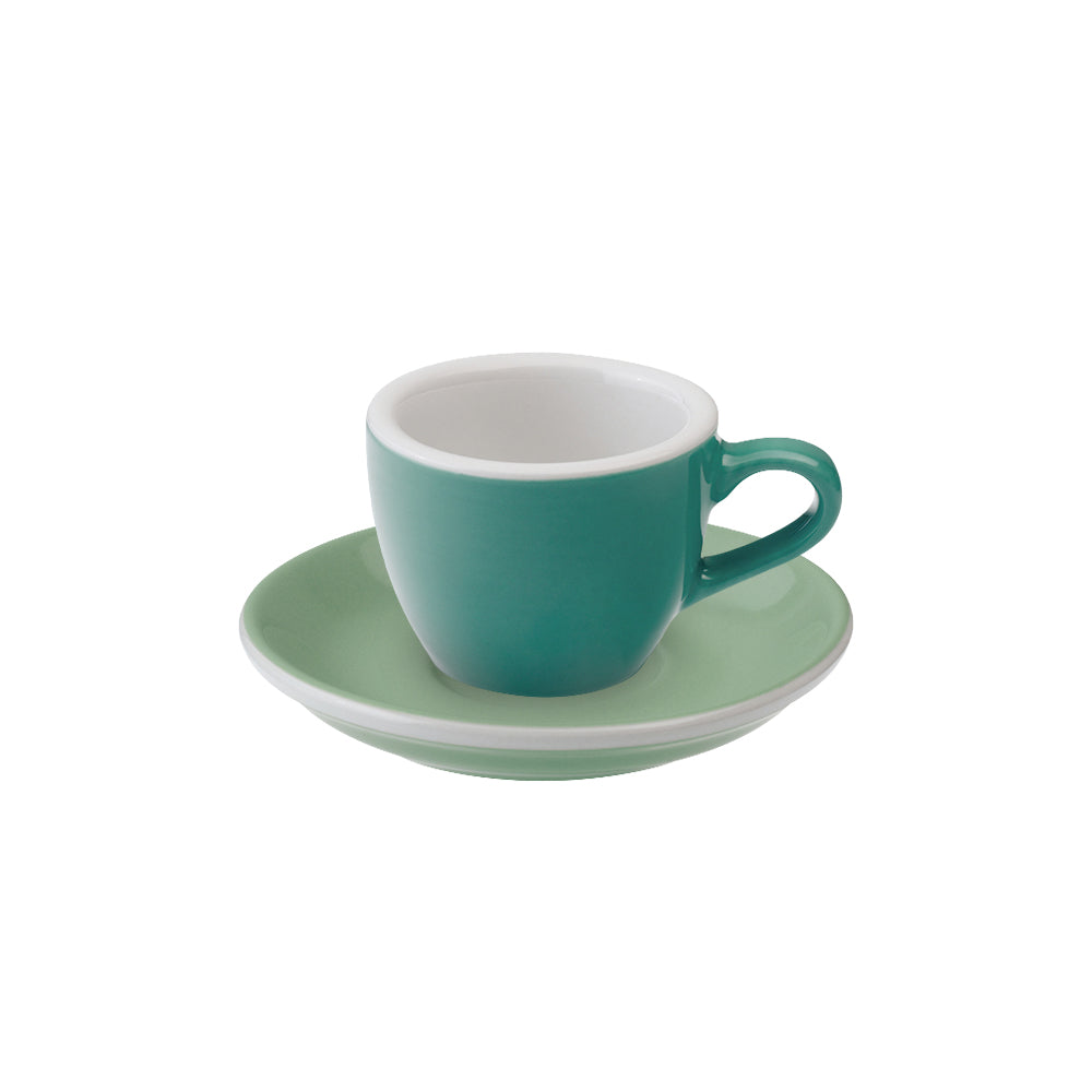 Loveramics Egg Espresso Cup (80ml) and Saucer (11.5cm) Set