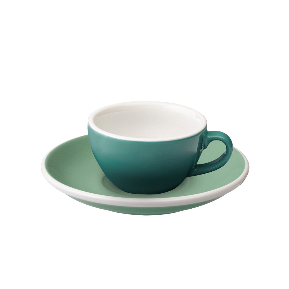 Loveramics Egg Flat White Cup (150ml) and Saucer (14.5cm) Set