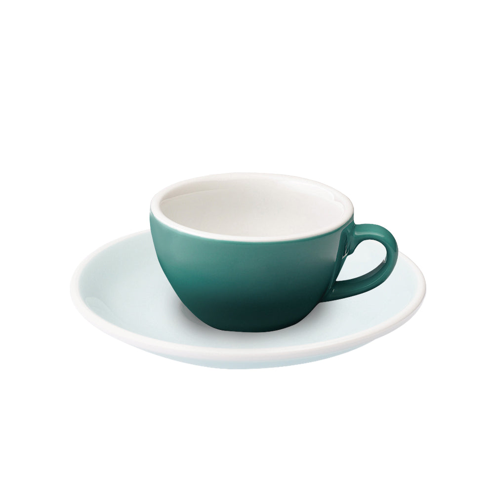 Loveramics Egg Flat White Cup (150ml) and Saucer (14.5cm) Set