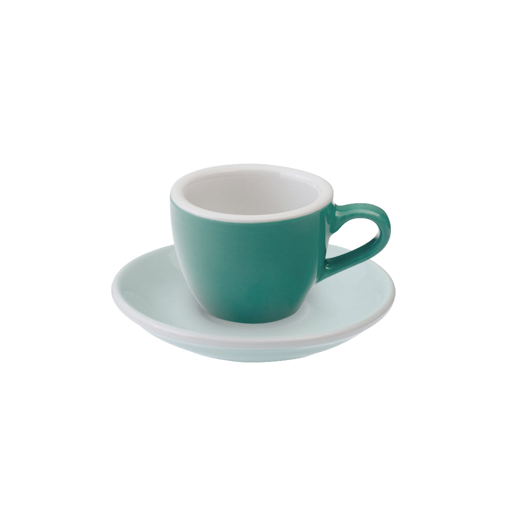 Loveramics Egg Espresso Cup (80ml) and Saucer (11.5cm) Set