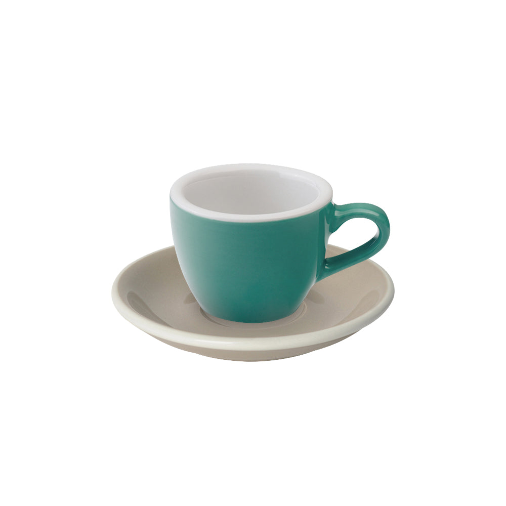 Loveramics Egg Espresso Cup (80ml) and Saucer (11.5cm) Set