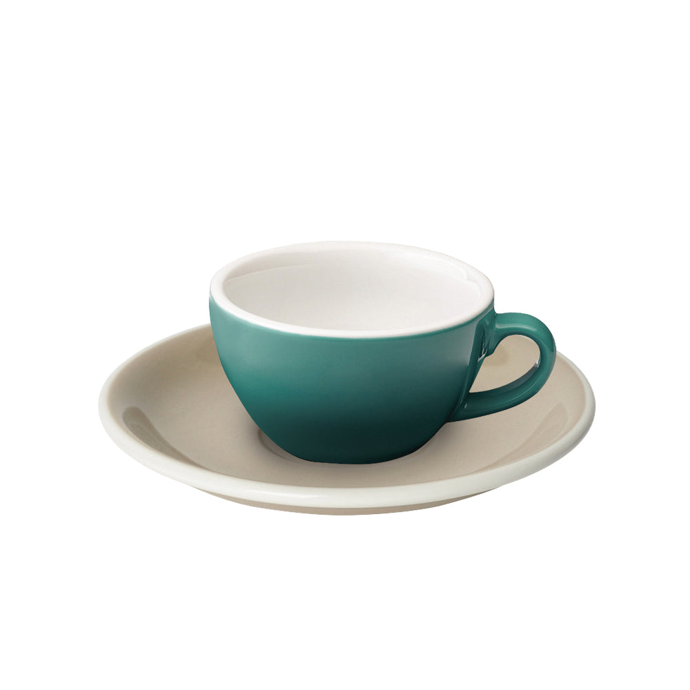 Loveramics Egg Flat White Cup (150ml) and Saucer (14.5cm) Set