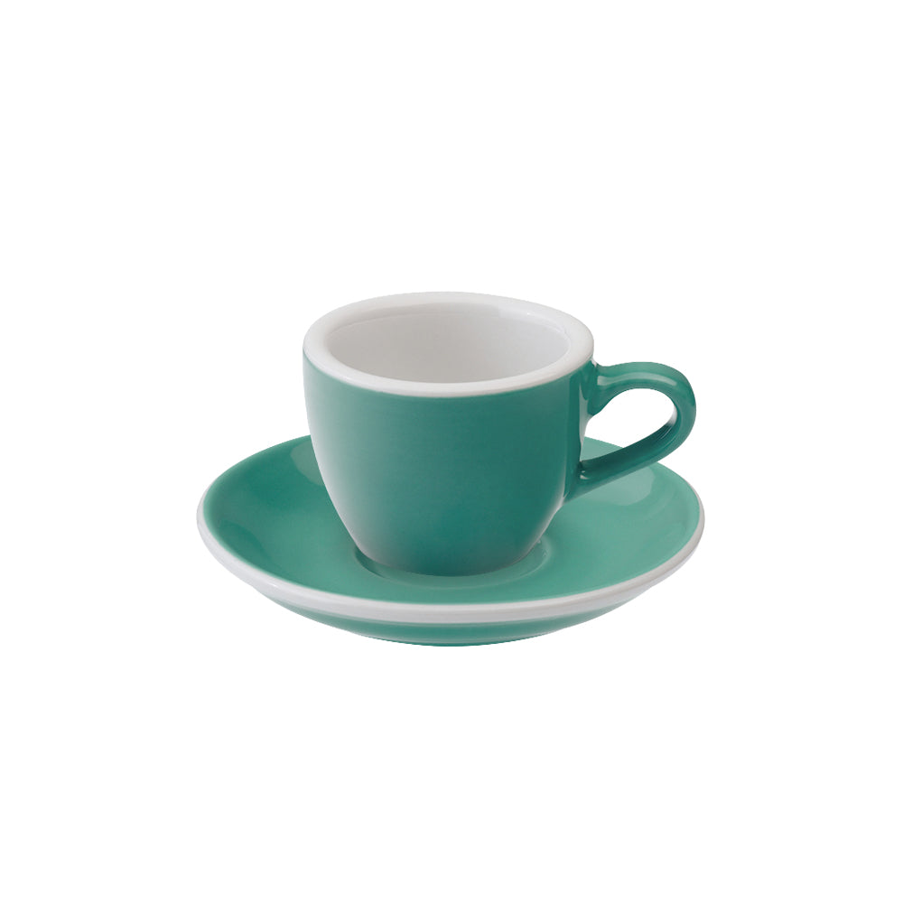 Loveramics Egg Espresso Cup (80ml) and Saucer (11.5cm) Set