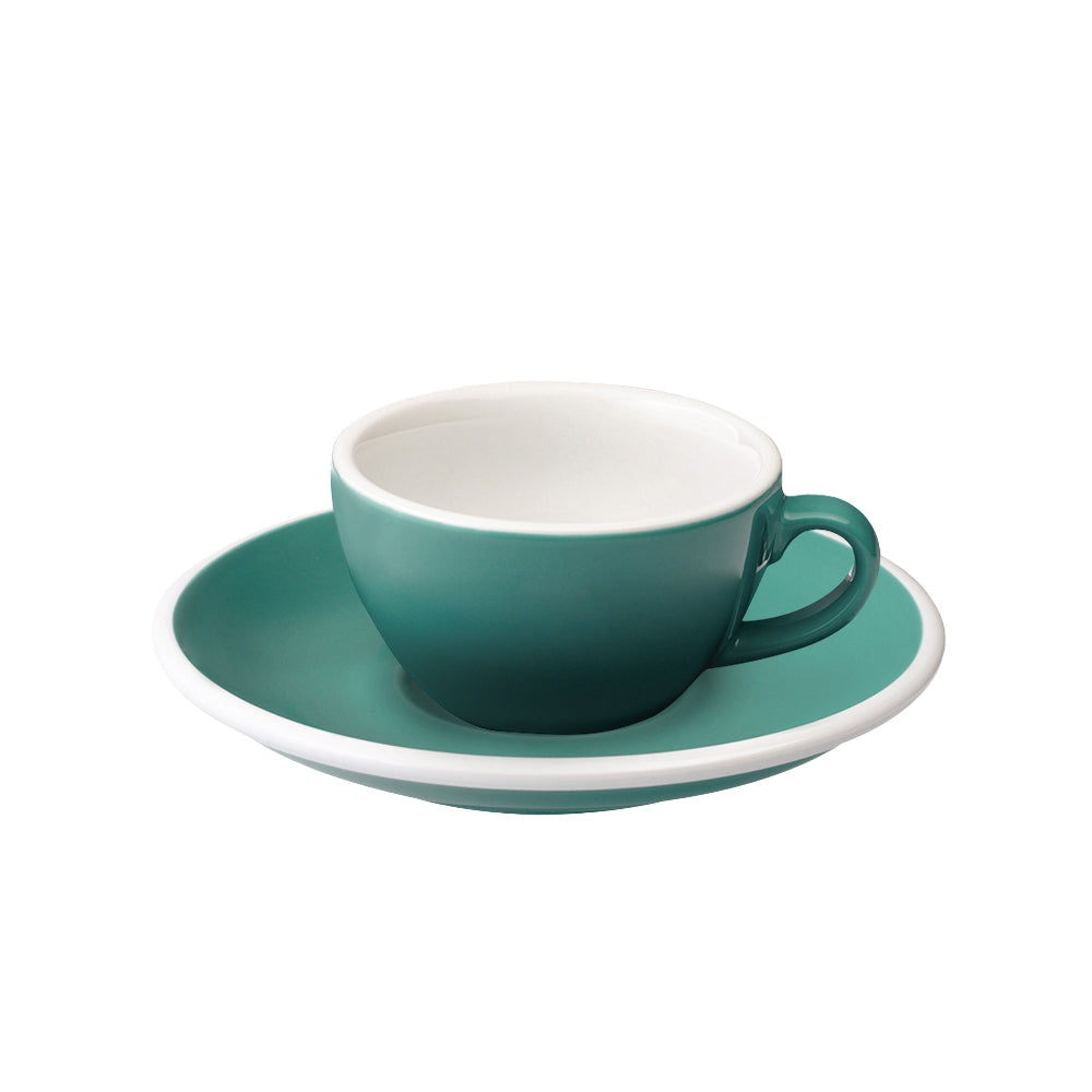 Loveramics Egg Flat White Cup (150ml) and Saucer (14.5cm) Set