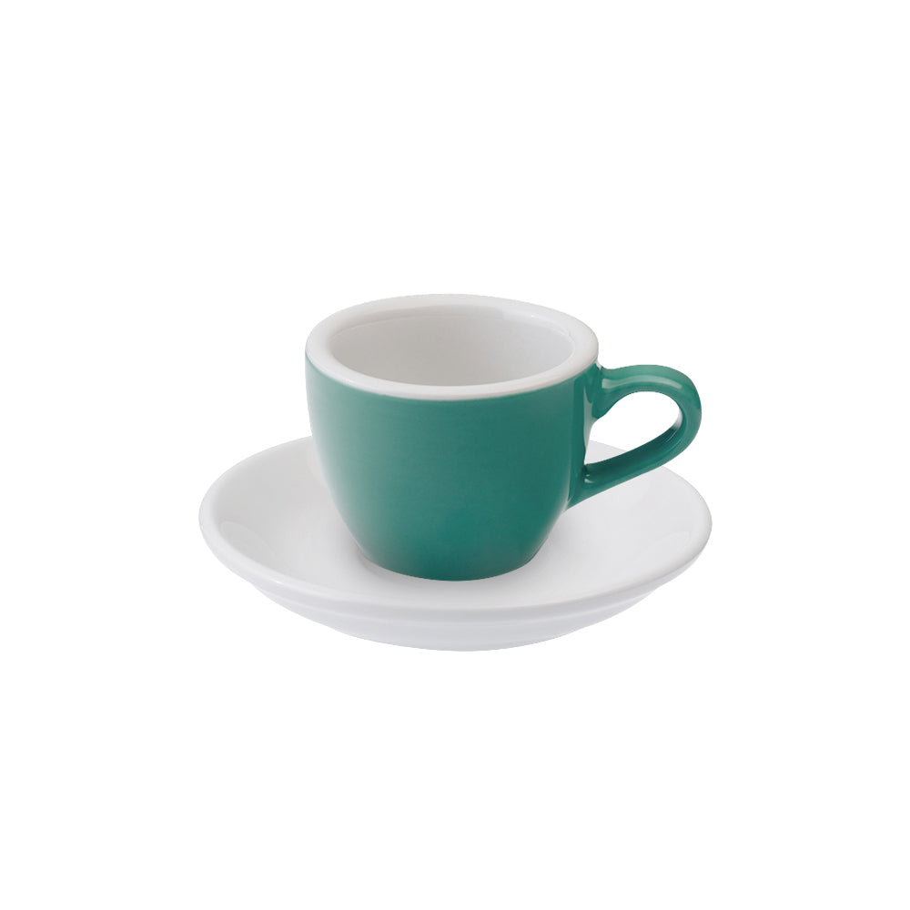 Loveramics Egg Espresso Cup (80ml) and Saucer (11.5cm) Set