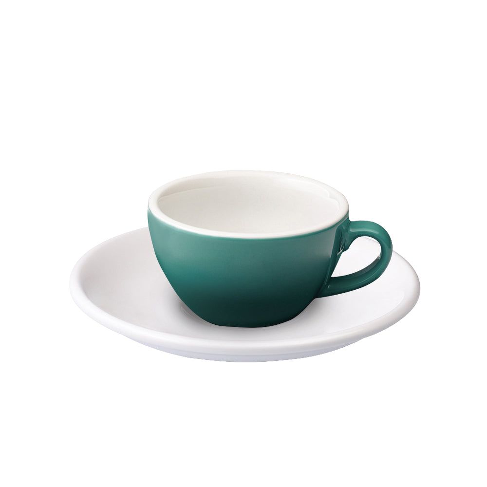 Loveramics Egg Flat White Cup (150ml) and Saucer (14.5cm) Set