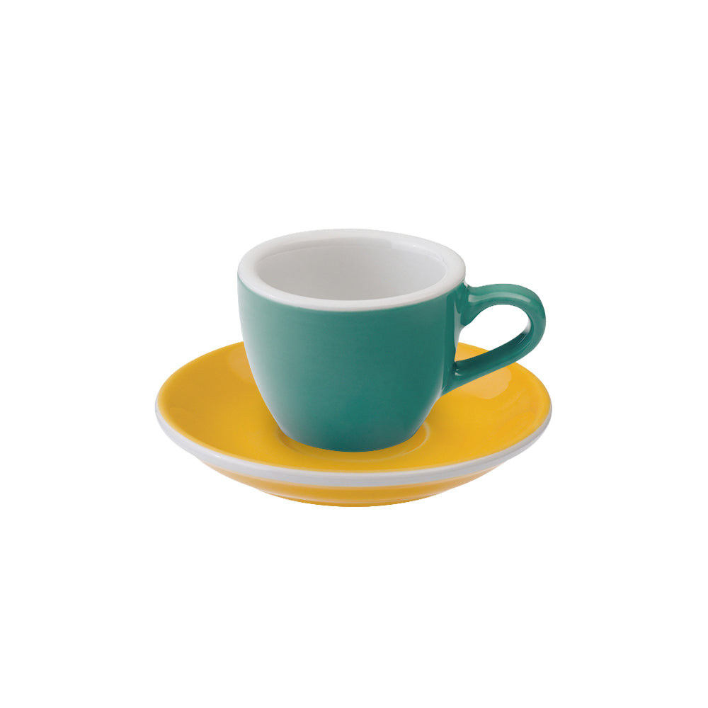 Loveramics Egg Espresso Cup (80ml) and Saucer (11.5cm) Set