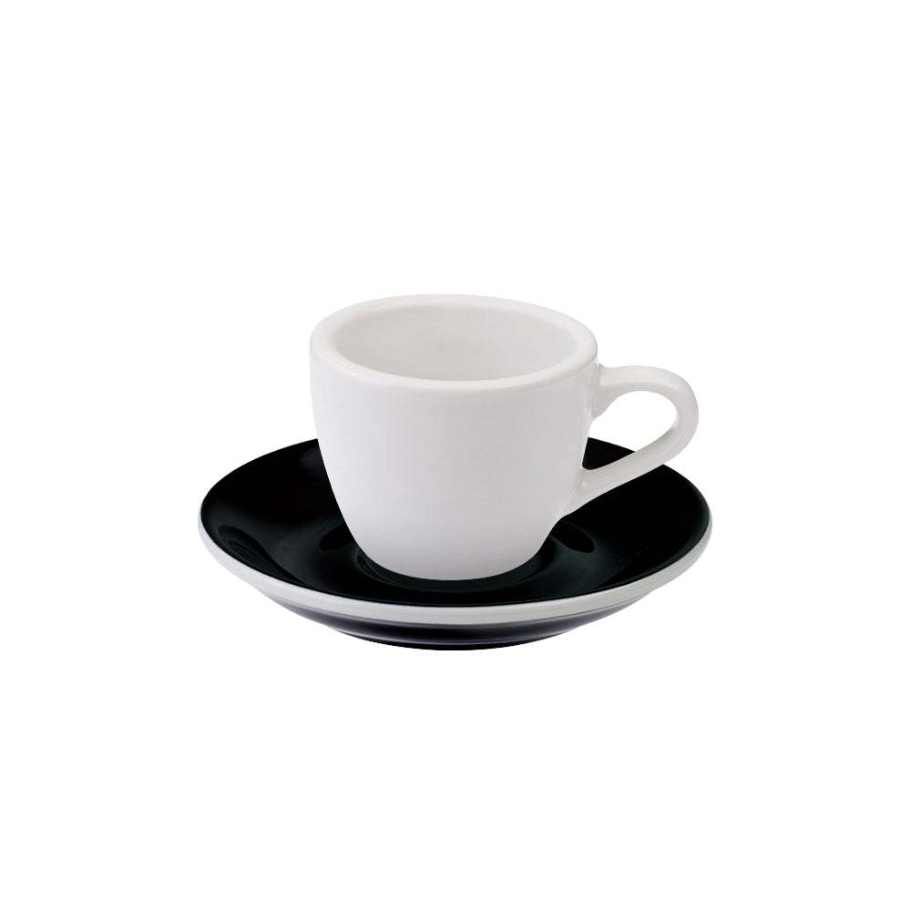 Loveramics Egg Espresso Cup (80ml) and Saucer (11.5cm) Set