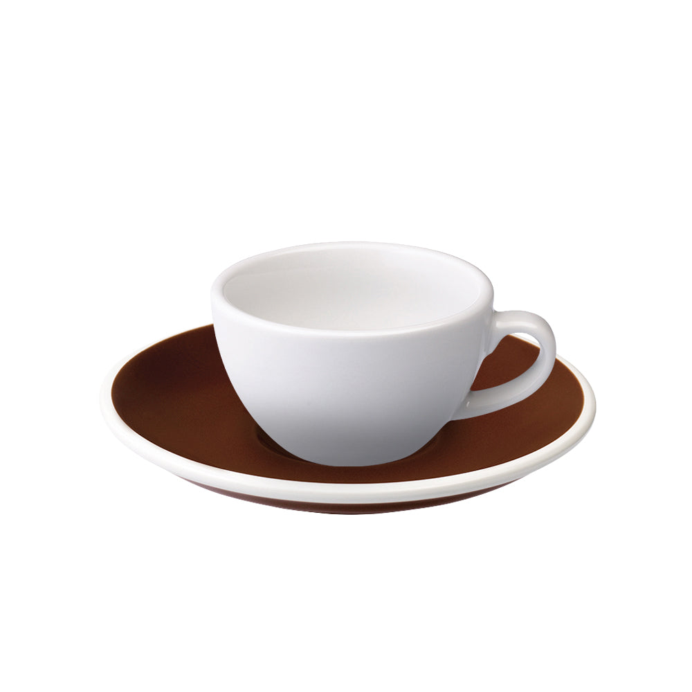 Loveramics Egg Flat White Cup (150ml) and Saucer (14.5cm) Set