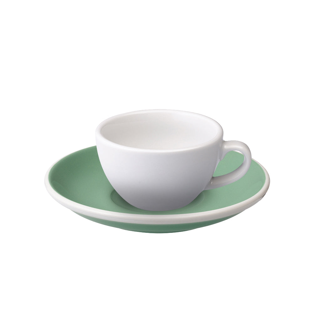 Loveramics Egg Flat White Cup (150ml) and Saucer (14.5cm) Set