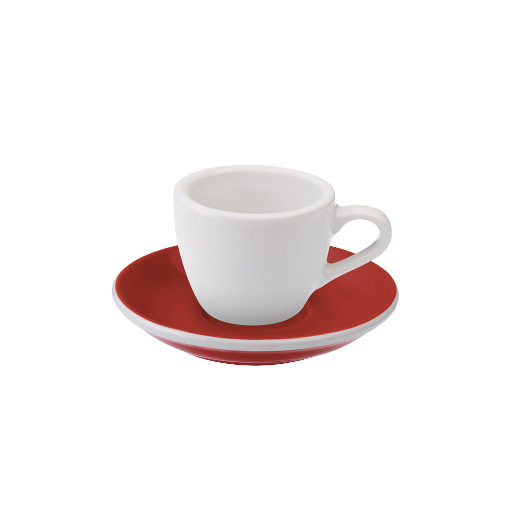 Loveramics Egg Espresso Cup (80ml) and Saucer (11.5cm) Set