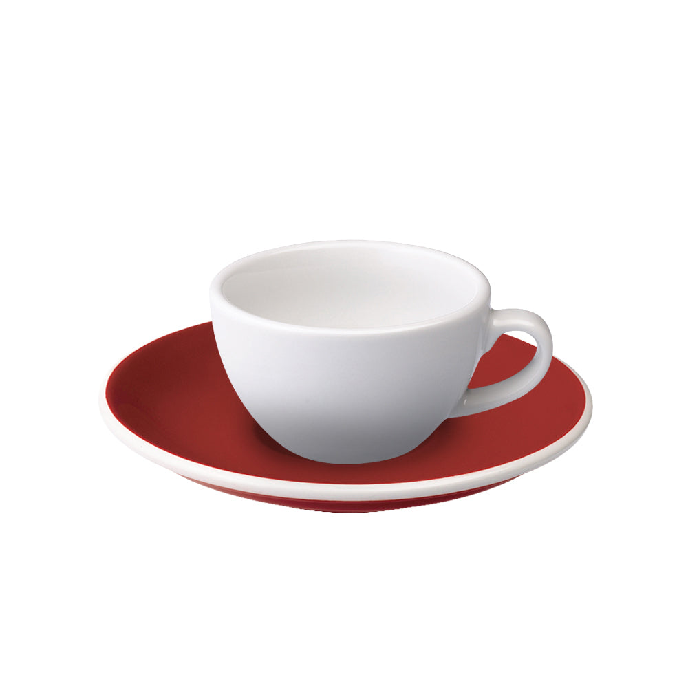 Loveramics Egg Flat White Cup (150ml) and Saucer (14.5cm) Set