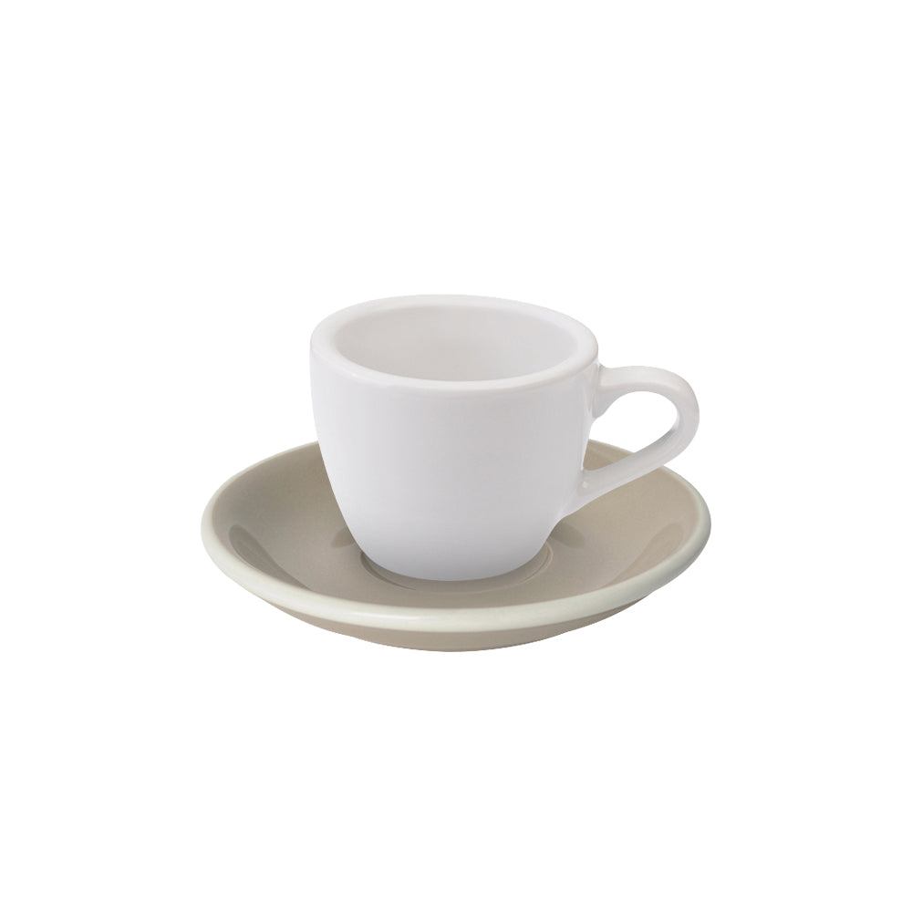 Loveramics Egg Espresso Cup (80ml) and Saucer (11.5cm) Set