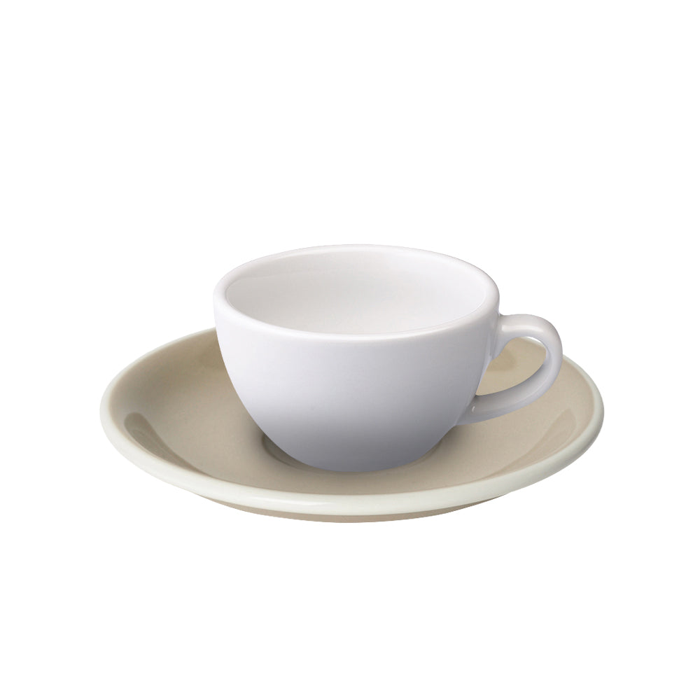 Loveramics Egg Flat White Cup (150ml) and Saucer (14.5cm) Set