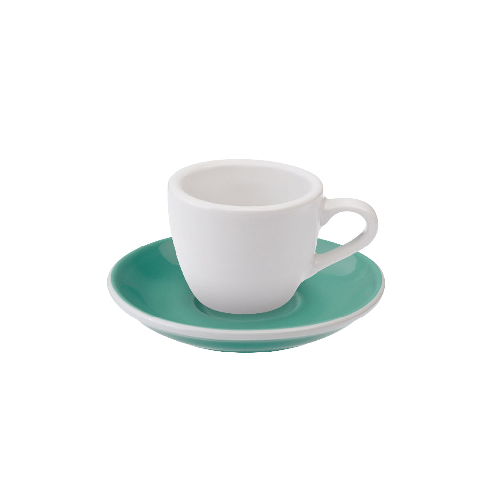 Loveramics Egg Espresso Cup (80ml) and Saucer (11.5cm) Set