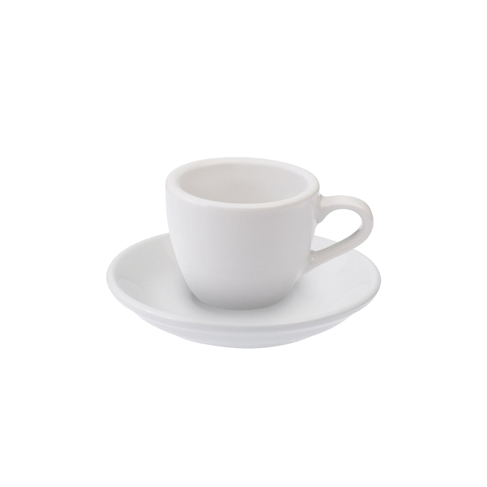 Loveramics Egg Espresso Cup (80ml) and Saucer (11.5cm) Set