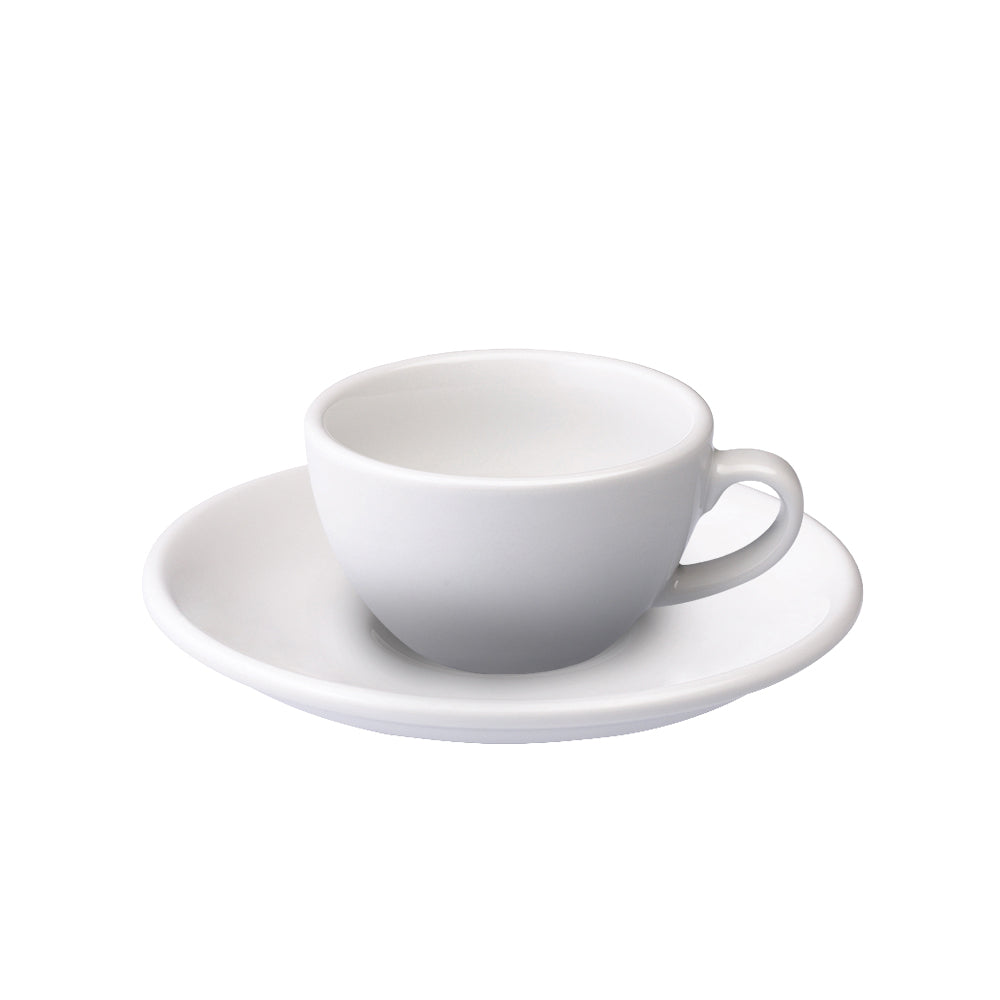 Loveramics Egg Flat White Cup (150ml) and Saucer (14.5cm) Set
