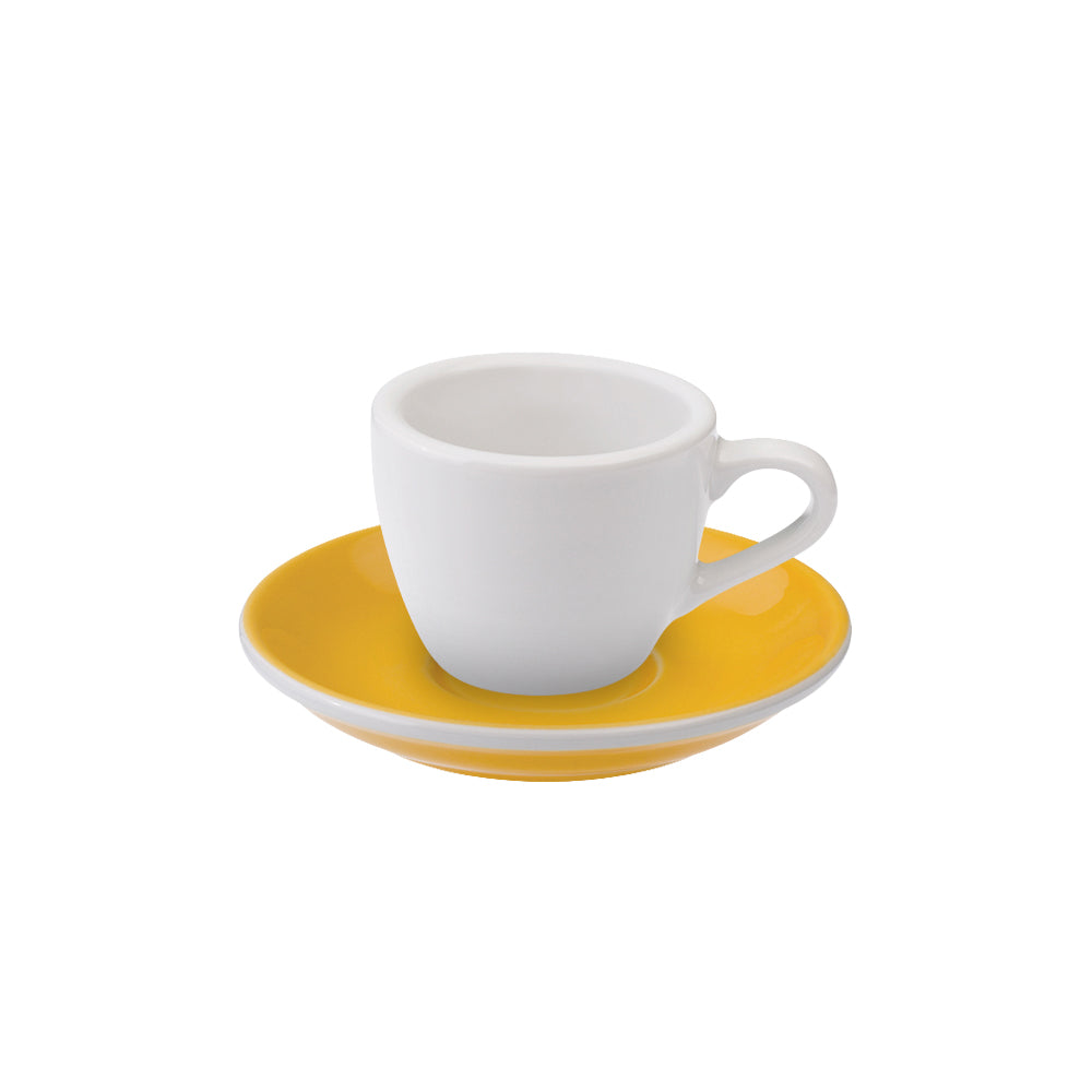 Loveramics Egg Espresso Cup (80ml) and Saucer (11.5cm) Set