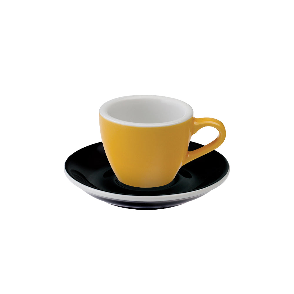 Loveramics Egg Espresso Cup (80ml) and Saucer (11.5cm) Set