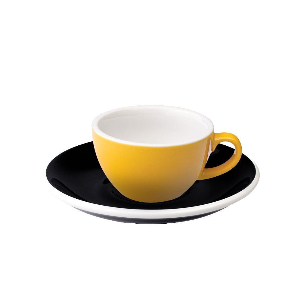Loveramics Egg Flat White Cup (150ml) and Saucer (14.5cm) Set