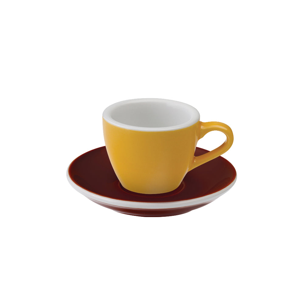 Loveramics Egg Espresso Cup (80ml) and Saucer (11.5cm) Set
