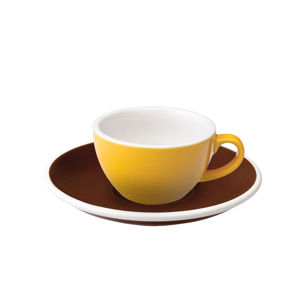 Loveramics Egg Flat White Cup (150ml) and Saucer (14.5cm) Set