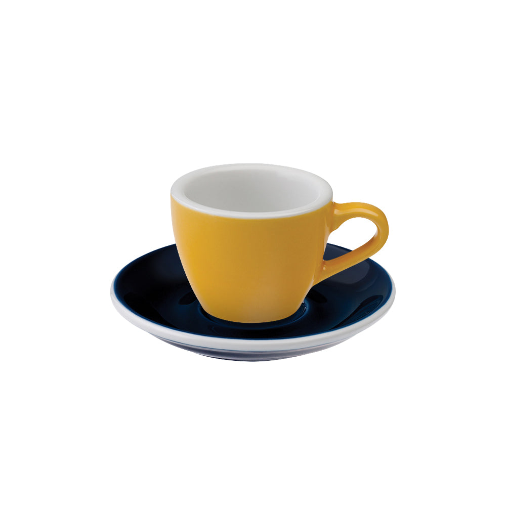 Loveramics Egg Espresso Cup (80ml) and Saucer (11.5cm) Set