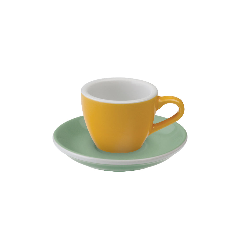 Loveramics Egg Espresso Cup (80ml) and Saucer (11.5cm) Set