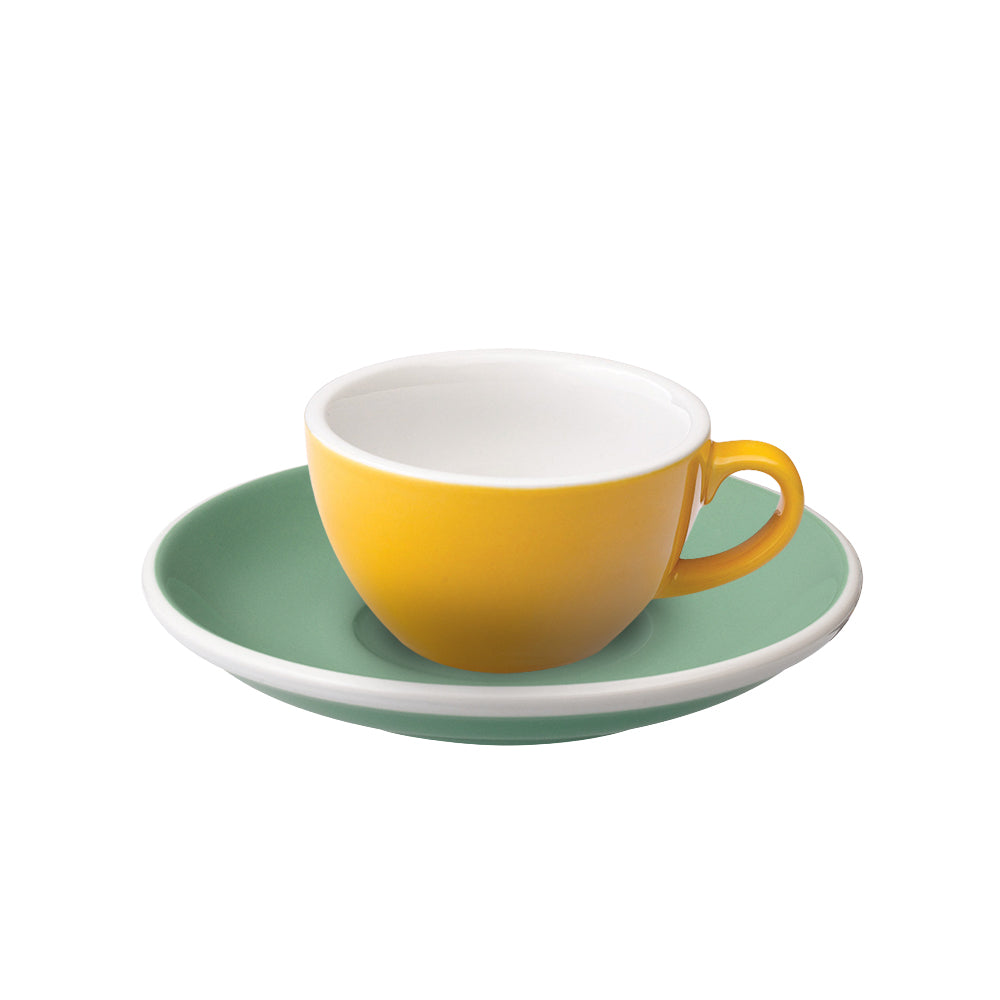 Loveramics Egg Flat White Cup (150ml) and Saucer (14.5cm) Set
