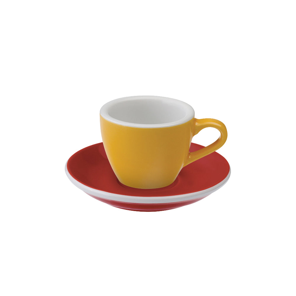 Loveramics Egg Espresso Cup (80ml) and Saucer (11.5cm) Set
